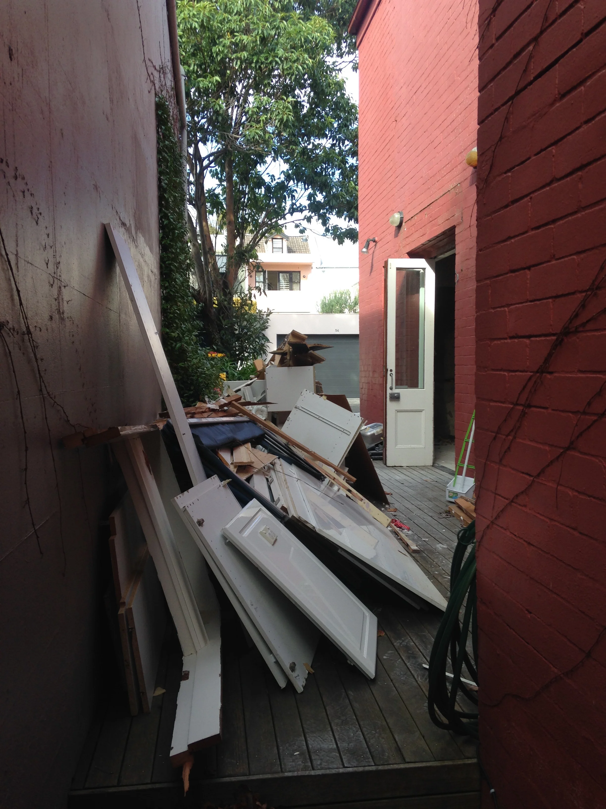 Demolition is always a bit dramatic but we love it when everything gets turned inside out and after months of planning progress is finally being made!