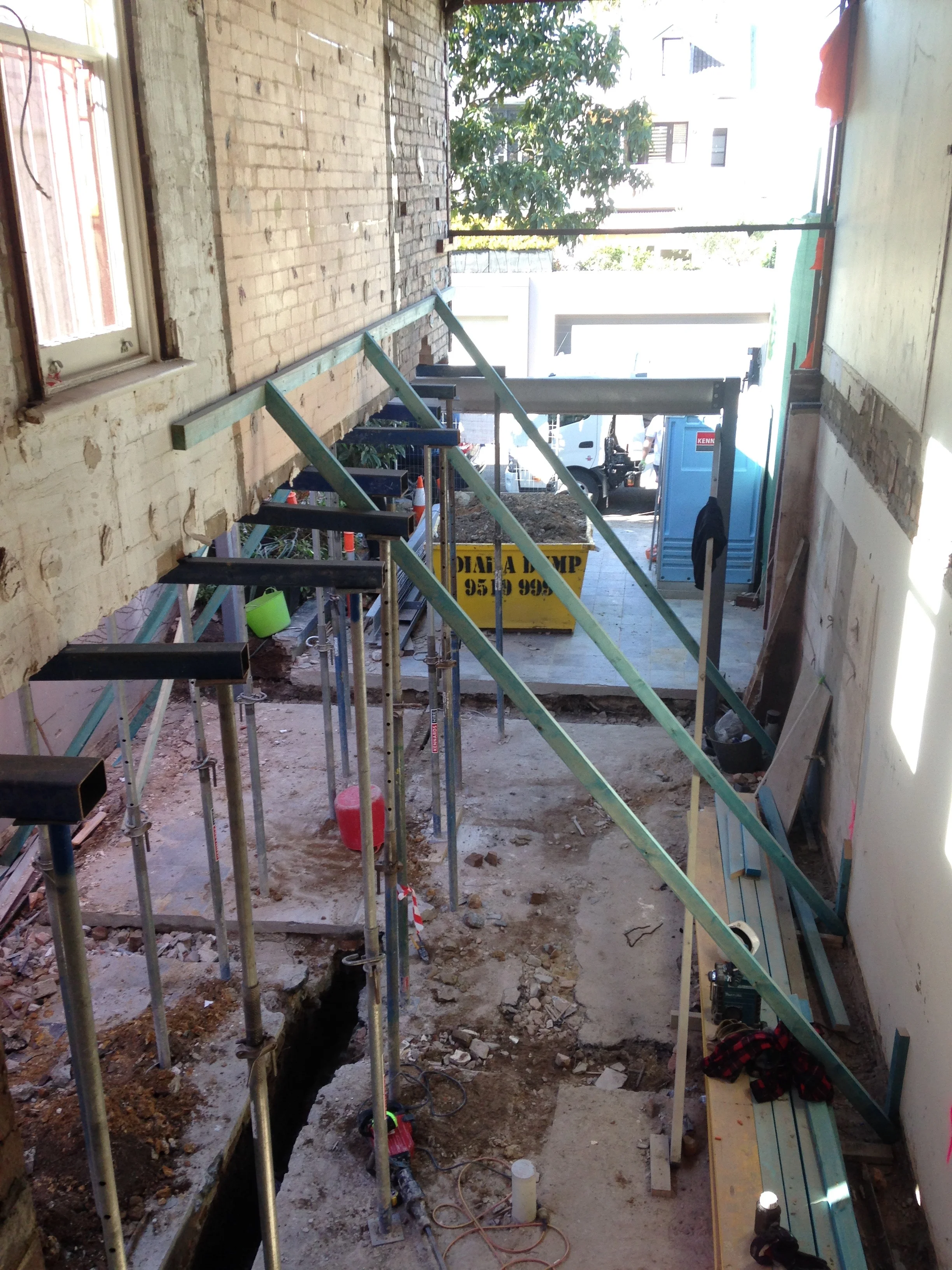 It’s time to resolve all the footings to make sure we build the new home on solid ground.