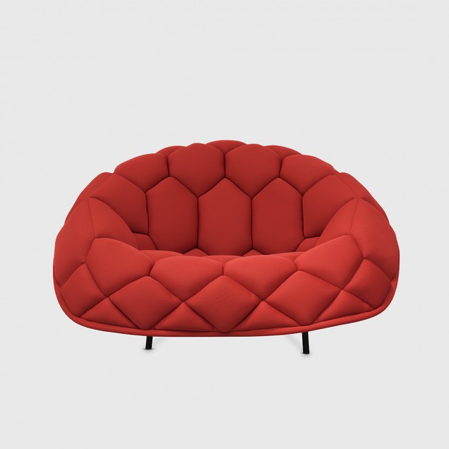 Alex is imagining the most design-conscious Santa listening to the whisper of children's Christmas wishes in this plush quilt sofa by Ronan and Erwan Bouroullec at Living Edge. 