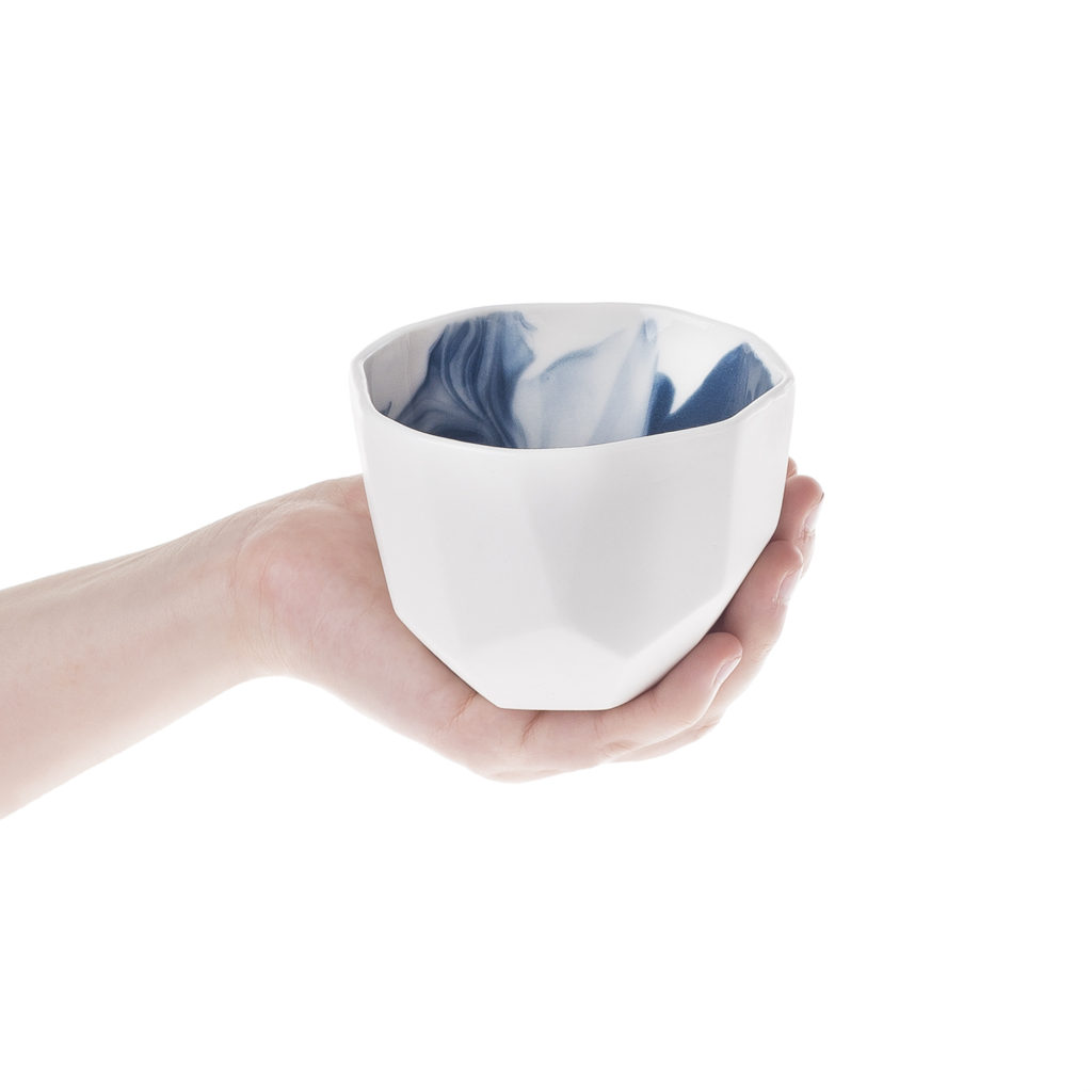Julia loves the Marbled Interior Gem Cup by Milly Dent , a uniquely handcrafted ceramic cup that adds a touch of sculptural magic to one of the most simple of daily routines.