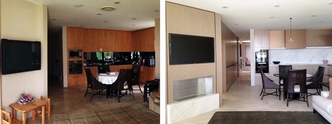 Even a small change can make a big difference. The updated kitchen and floor coverings at WOOLWICH ROAD create a renewed sense of space with this beautifully light renovation. 