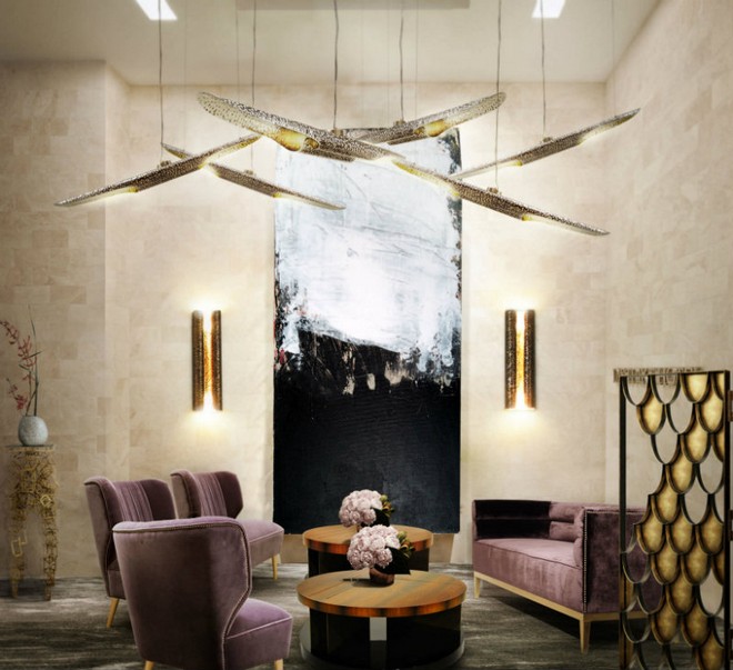 Retro is sexy. Feminine and voluptuous shapes, soft velvet and gold accents, the design brand Brabbu sets a luxurious tone! 