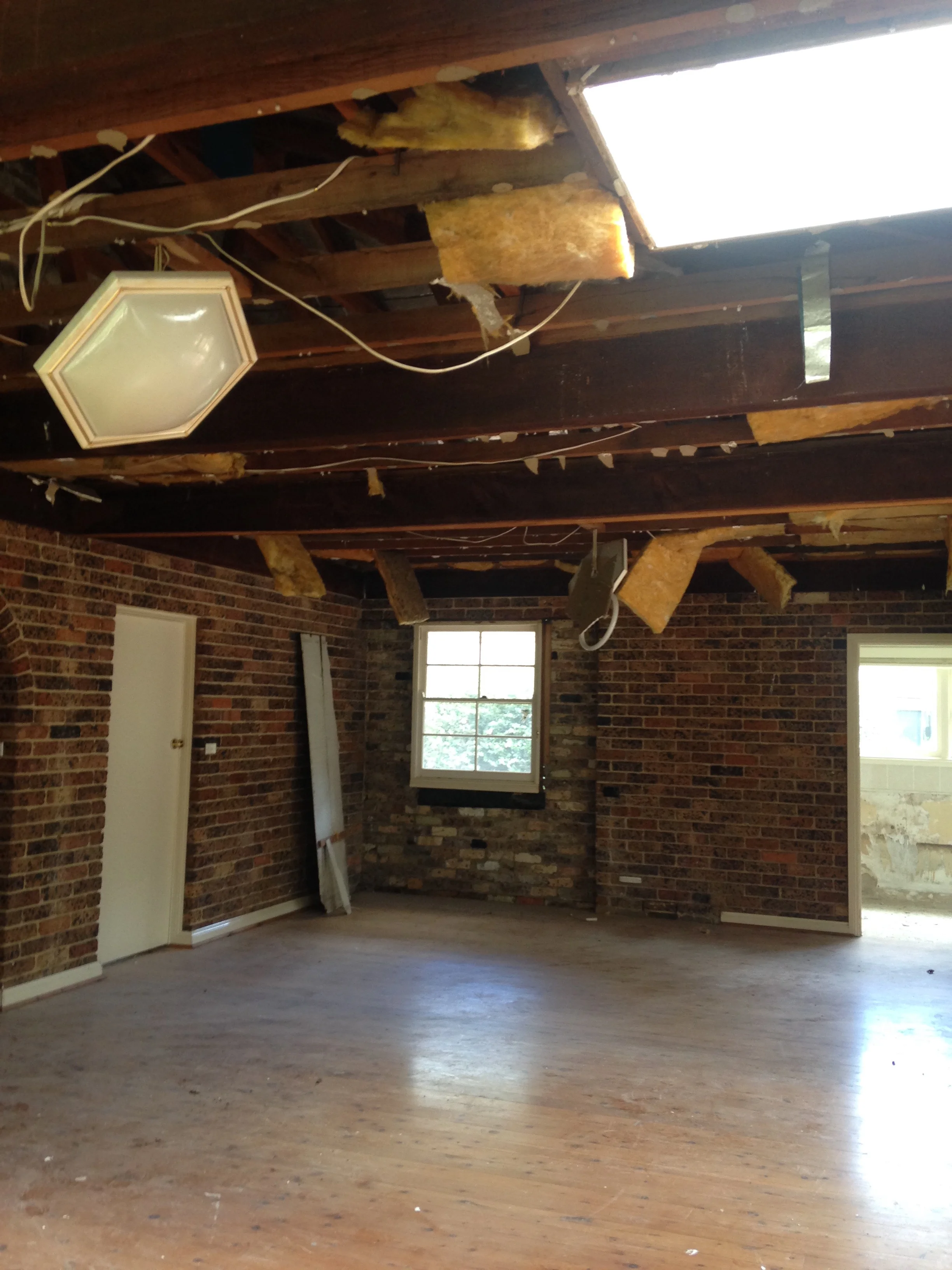 Our new design will reveal a beautiful coffered ceiling, giving a warm Spanish nod to the house.