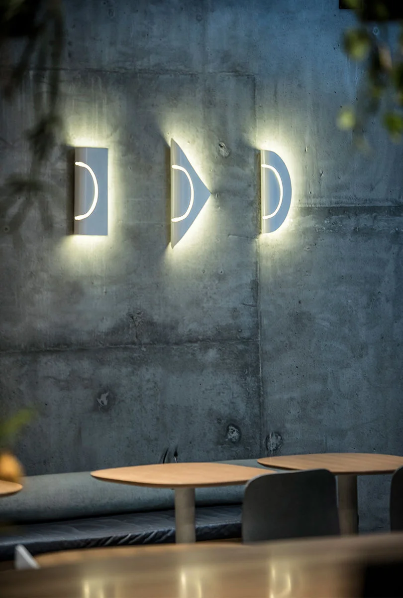 Marz Designs released their new 'Furl' wall lights in collaboration with designer Christel Hadibawawa from CHRISTEL H . The rolled brass or powdercoated metal make for a unique wall-mounted lighting effect.