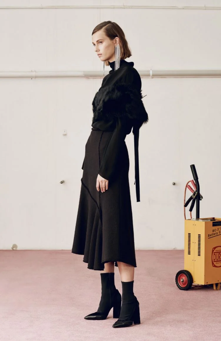 If you do decide to leave your cosy sanctuary and venture out into the cold, then make sure to add a fur collar to complete your Winter wardrobe. 'Vivienne Fur Stole' available from Camilla and Marc.