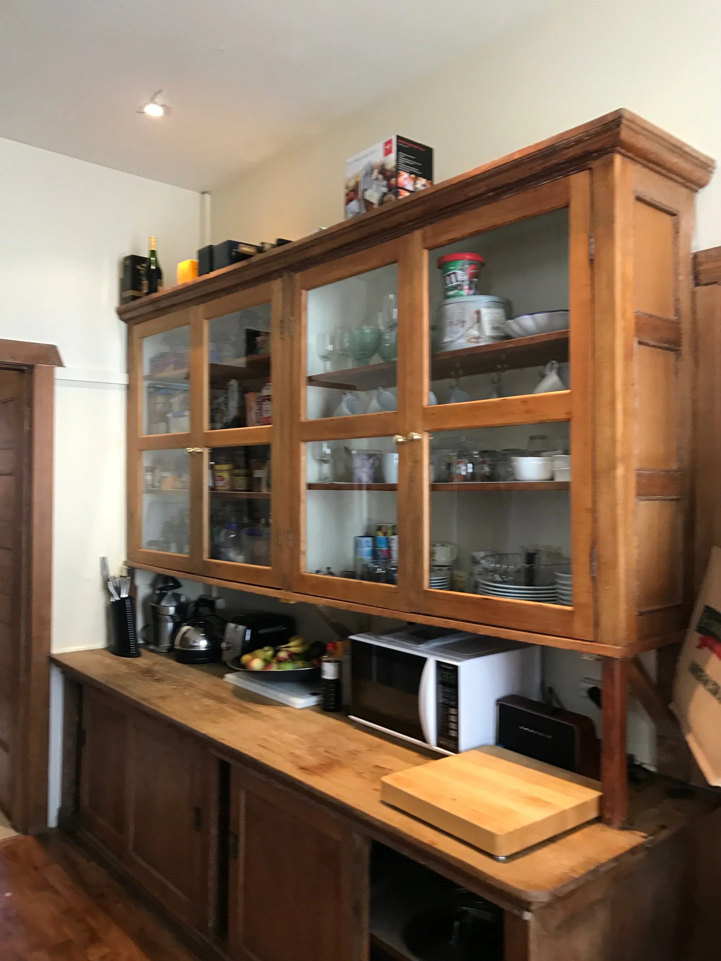 The heart of the home has been stripped bare . . . 