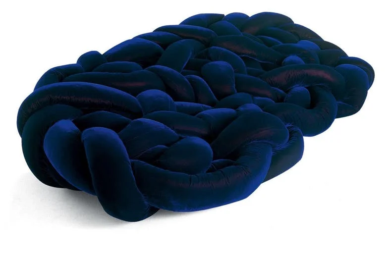 The lavish and cushiony ‘Edra, Bao Sofa’ by F. eH. Campana is available at Space Furniture