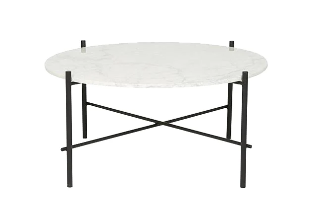 Jess adores the Elle Pipe coffee table available at GlobeWest - a perfect addition to her new family home. 