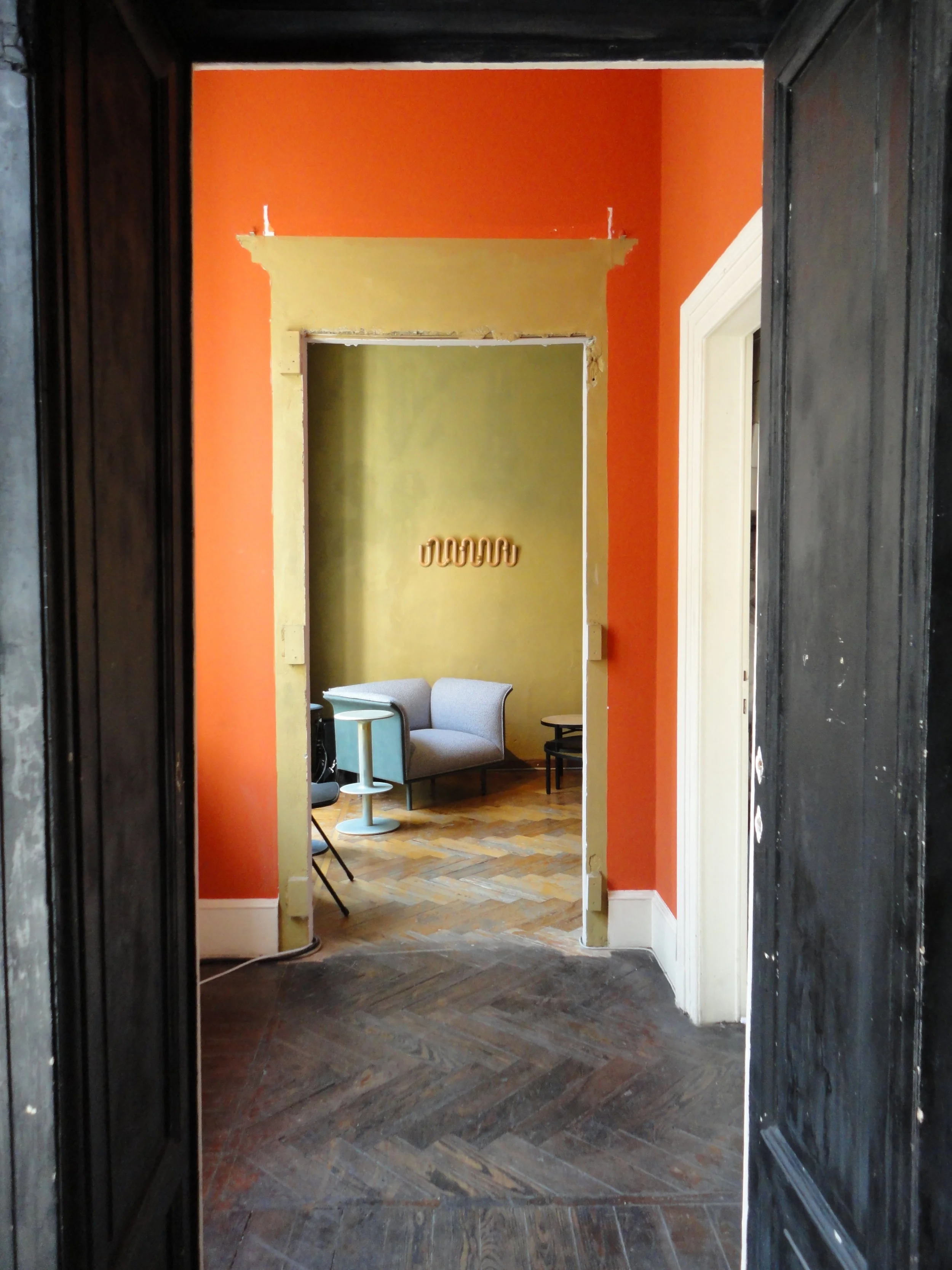 The lovely layered spaces that housed the Local Design exhibition, curated by Emma Elizabeth