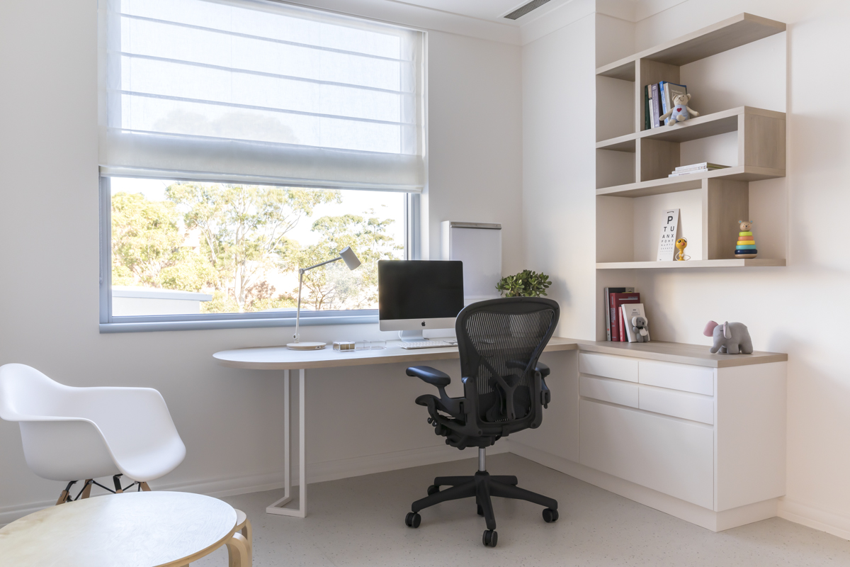 The medical suites are now bright and light with clean lines and a homely look and feel.