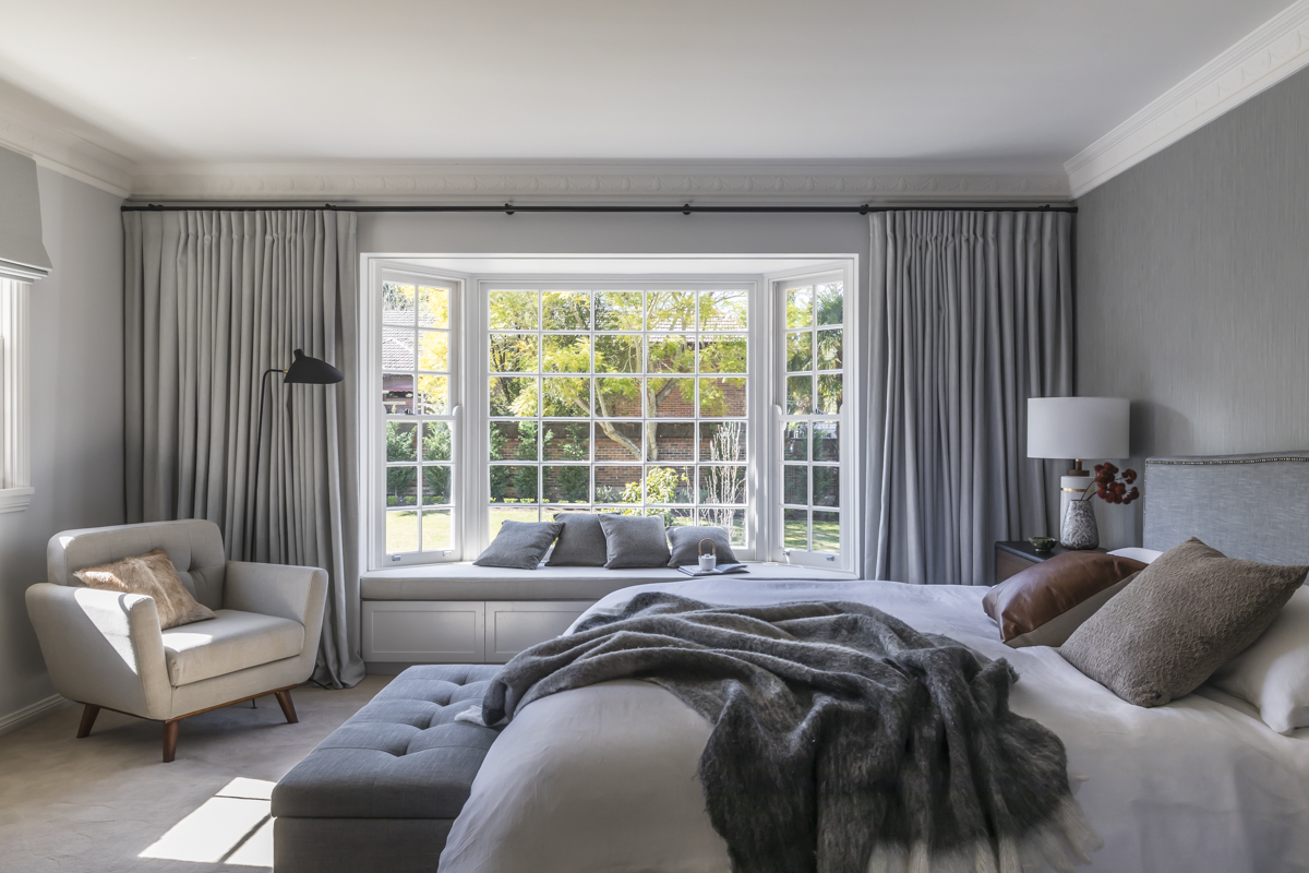 The enviable view from our Ada Avenue master bedroom