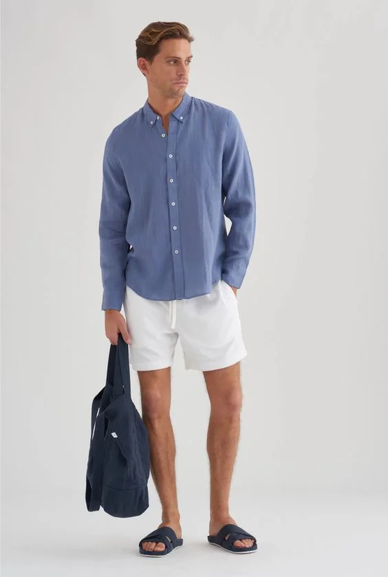 Linen shirt, Venroy The button-down shirt: A Father’s Day classic if there ever was one, but this time in surprisingly unseasonal linen for a real luxury feel. Bountiful options in 11 different colourways.