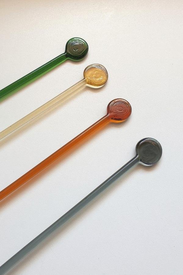 Glass Swizzle Sticks