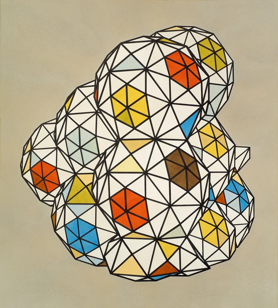   Eight-Story High Rise , 2007: Ink, watercolor and gouache on paper, 28 x 25”. 