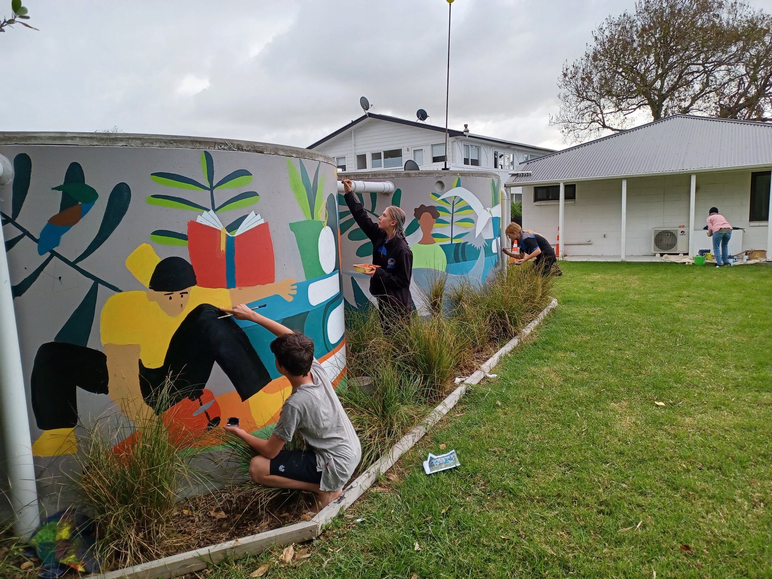 Mangawhai Library water tank mural by Shann Whitaker.jpg