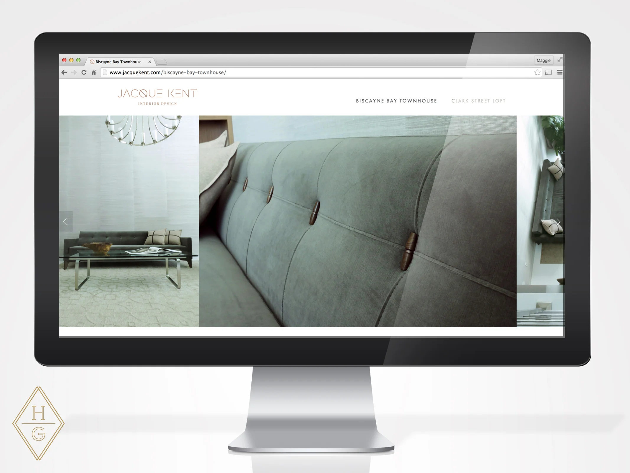 Jacque Kent Interior Design Branding by Hello Gypsy | © Hello Gypsy