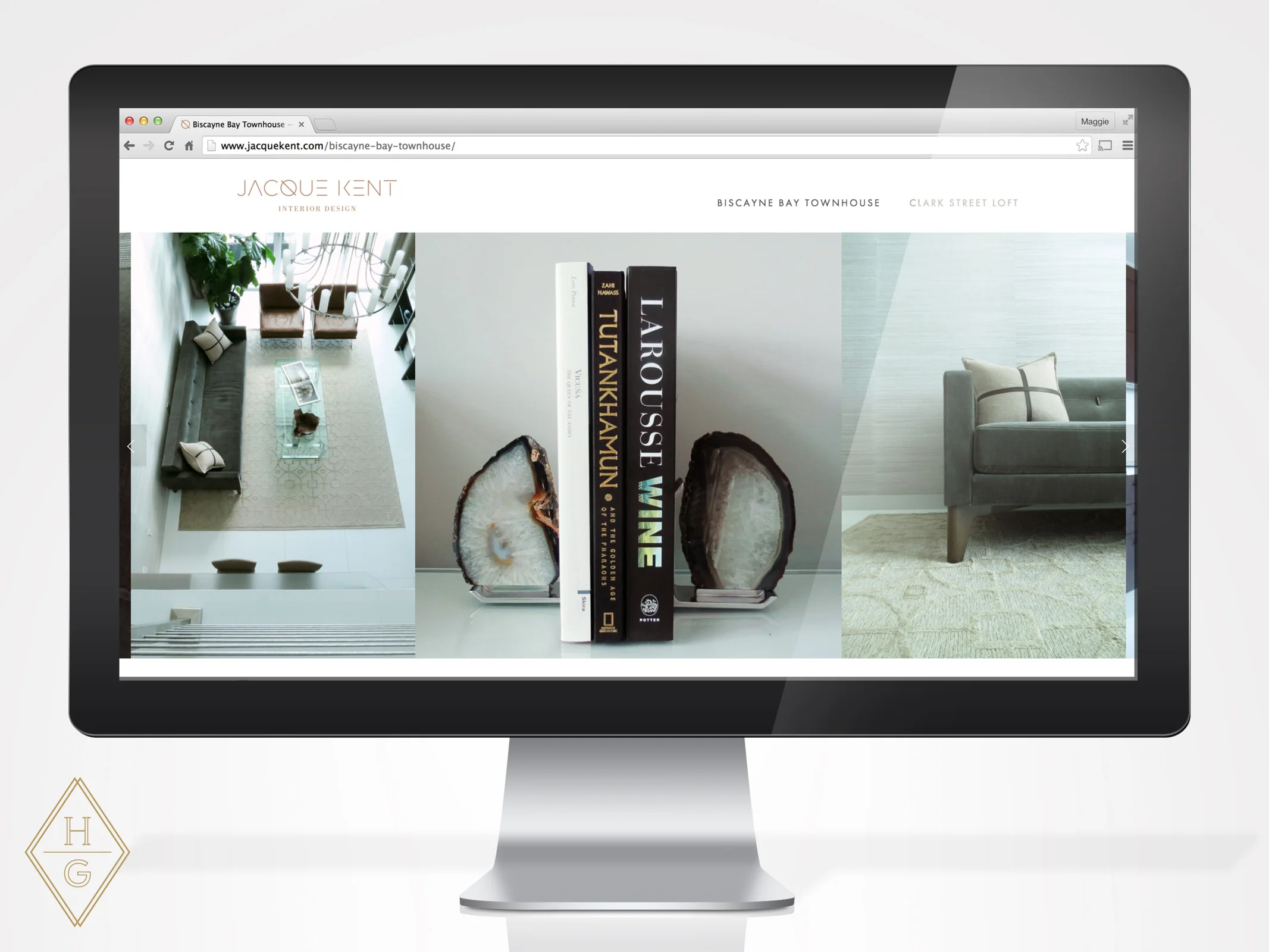 Jacque Kent Interior Design Branding by Hello Gypsy | © Hello Gypsy