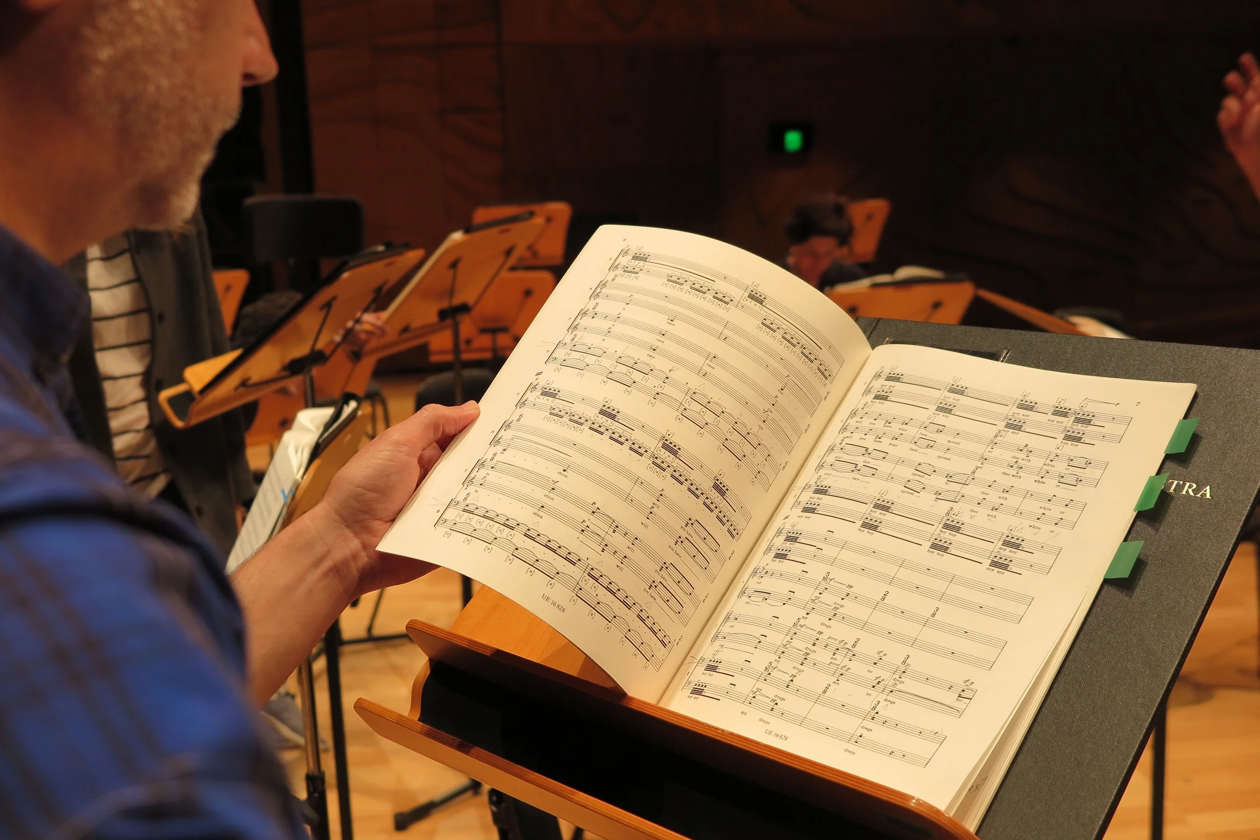 The score for Luciano Berio's Cries of London