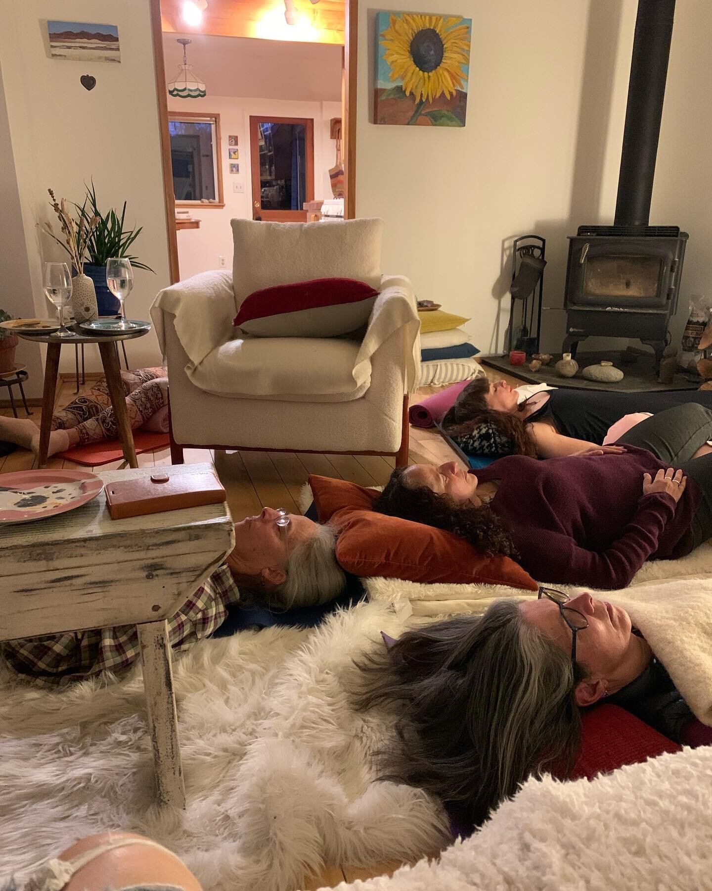 A wonderful night of interesting conversation, amazing desserts and joyful connection. I facilitated a body scan exercise for the full moon as part of the festivities and am filled with gratitude and awe at how rich, meaningful and different everyone
