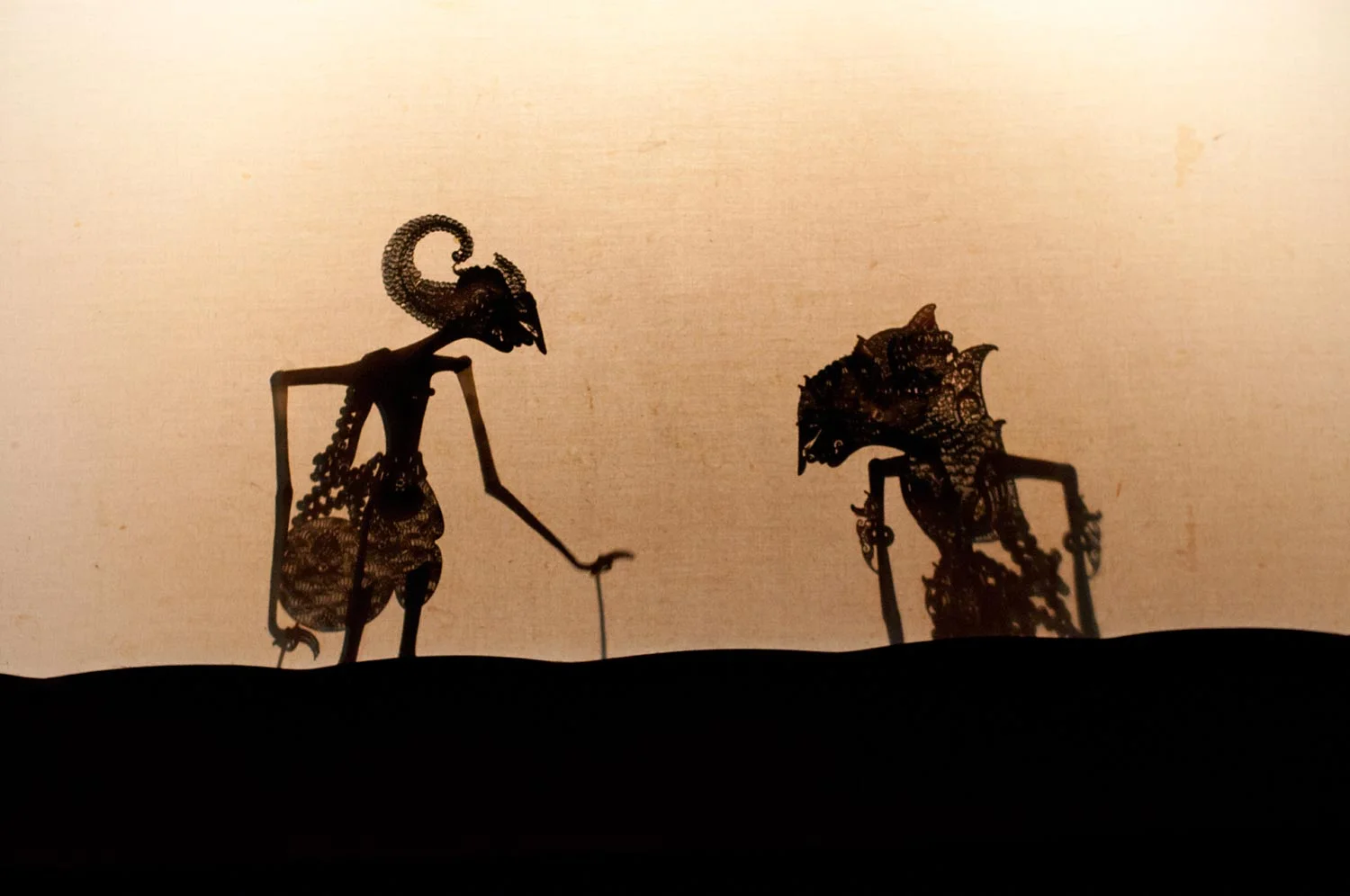Wayang Kulit ceremonial shadow puppet play | Bali