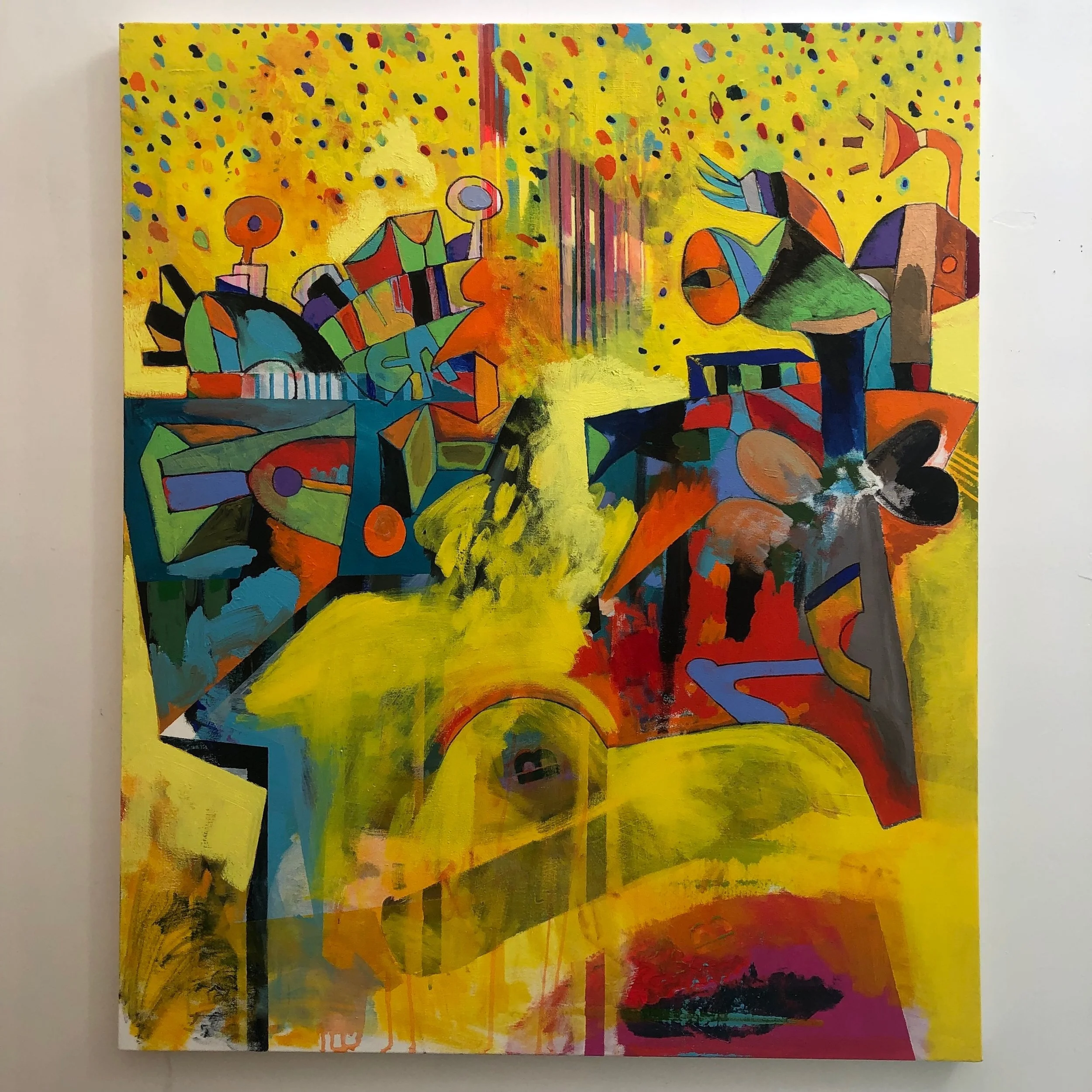 Robotic Elements in the Yellow Field, 2021