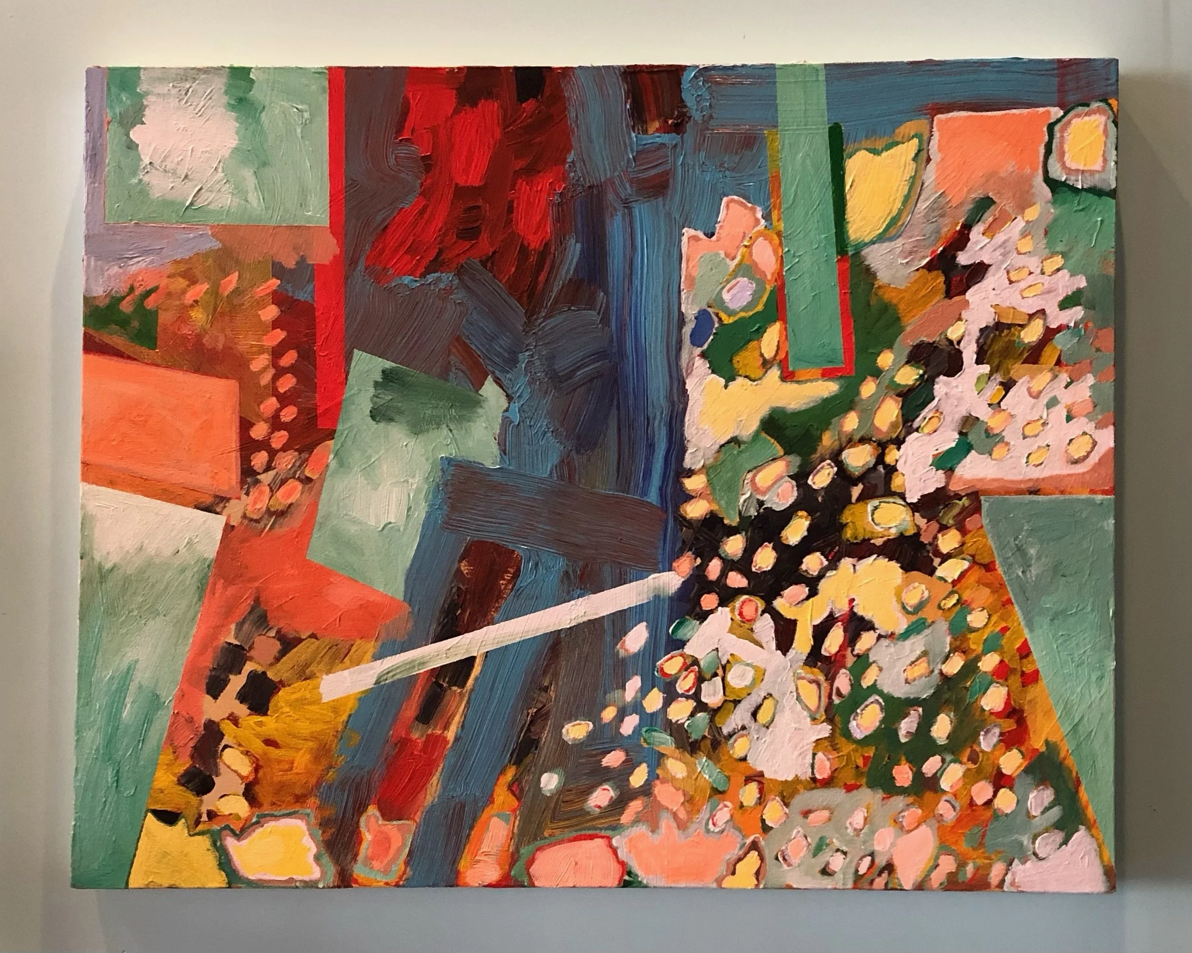 Green Red Yellow Field, 2024