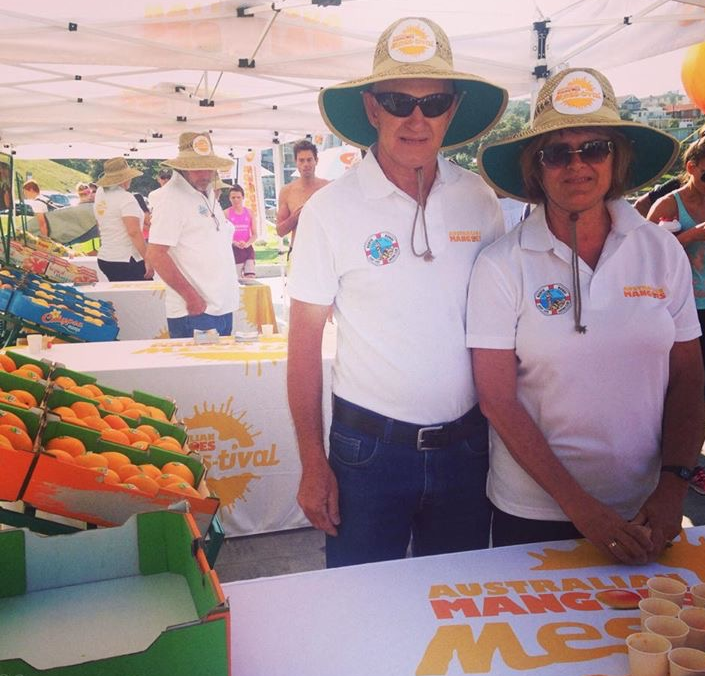 Ian and Gloria Pershouse at Mess-tival