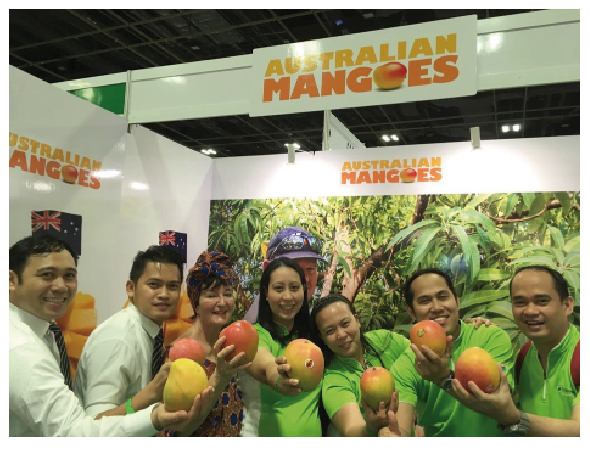 Australian Mangoes stand at Cold Storage Day.