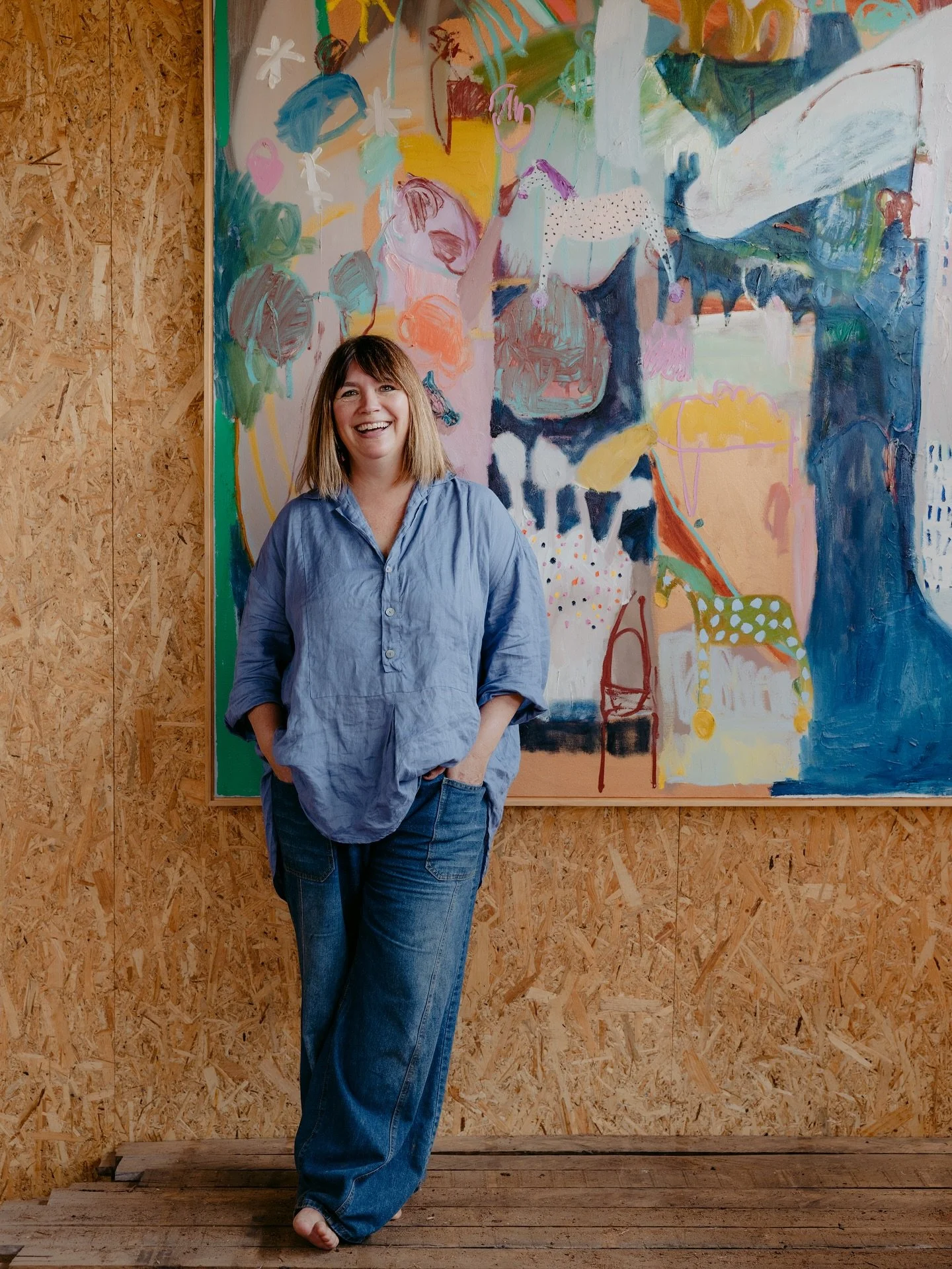Last week with my lovely friend and oh so talented artist @katedebbo ahead of her upcoming summer exhibition with Linton and Kay Galleries. Watch this space, this collection is just incredible ❤️