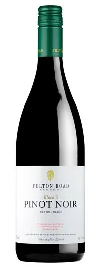 Felton Road, 2012 Block 5 Pinot Noir $100     Single Vineyard Central otago pinot noir From our own personal cellar.