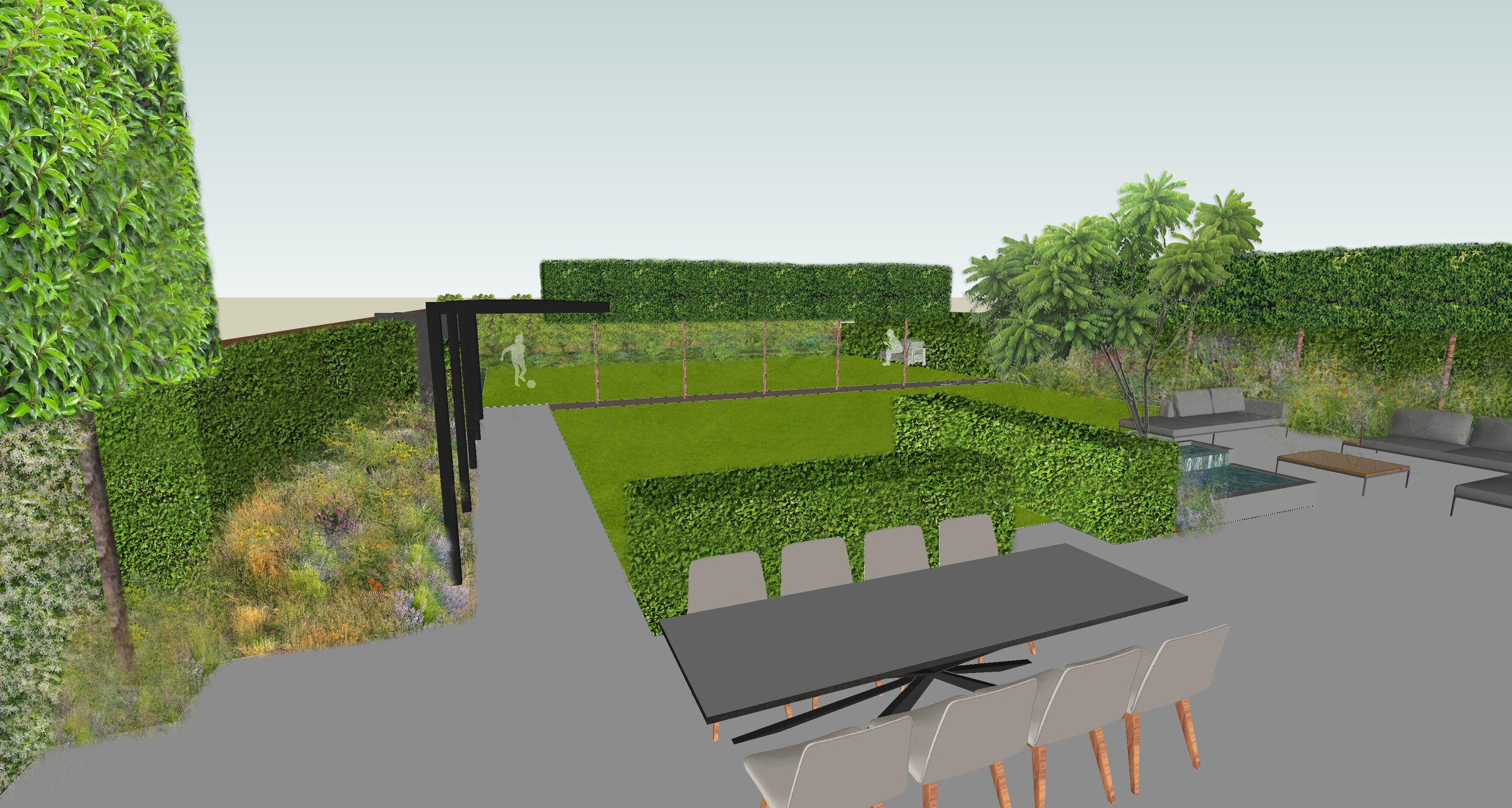 Garden for a Passivhaus / Dulwich Village garden