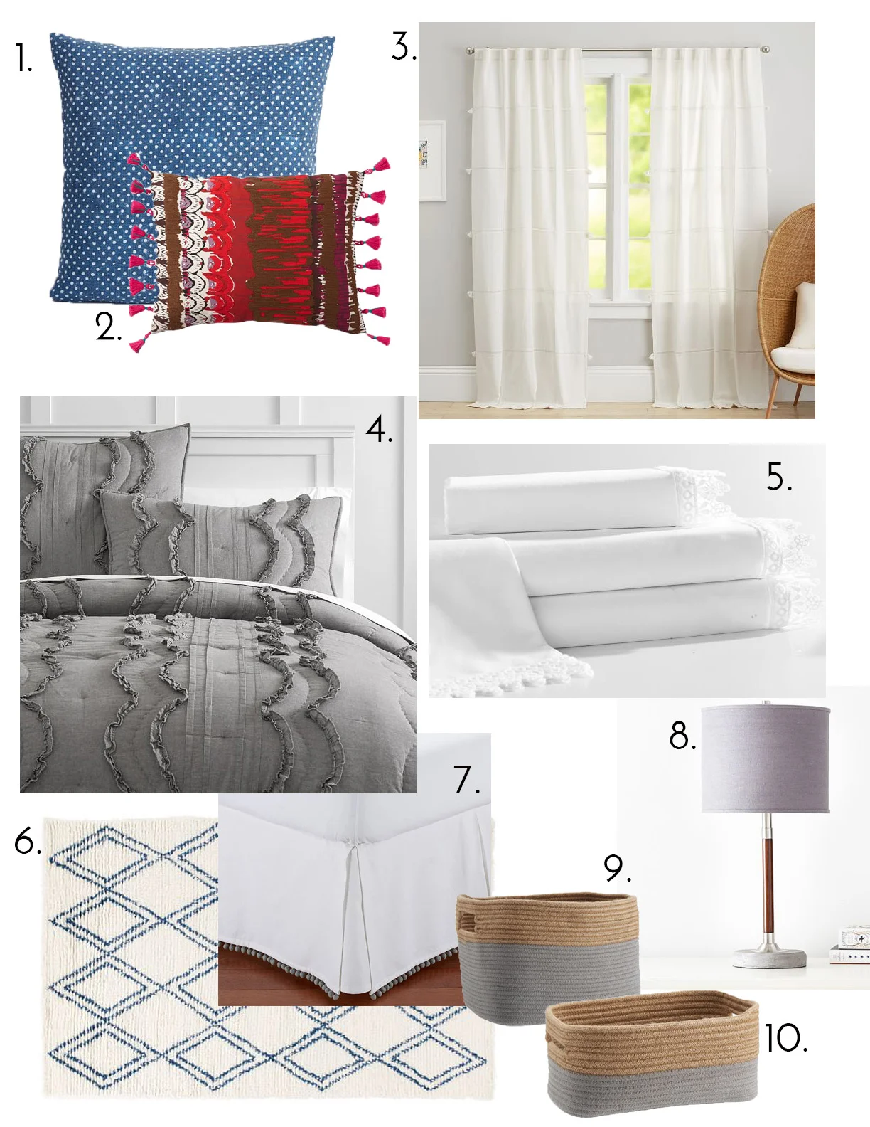 May Mood Board Boho Pottery Barn Girls Bedroom Whitken Co