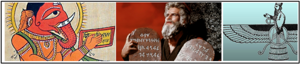 D. New religious beliefs developed in this period-- ( Vedic Religion , Hebrew Monotheism , Zoroastrianism )-- continued to have strong influences in later periods.