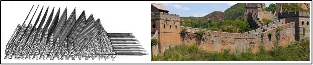 B. Imperial government promoted trade and projected military power over larger areas using a variety of techniques including: - Diplomacy - Developing Supply Lines - Building Fortifications , Defensive Walls , & Roads - Drawing n ew groups of military officers and soldiers from the locale
