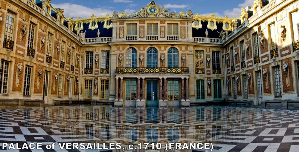 Versailles was originally the hunting lodge for Louis XIII. &nbsp;It was located roughly 12 miles outside of Paris and served as an home away from home for the king. &nbsp;Louis XIV, the absolutist Absolute Monarch ever, decided to build an entire c…