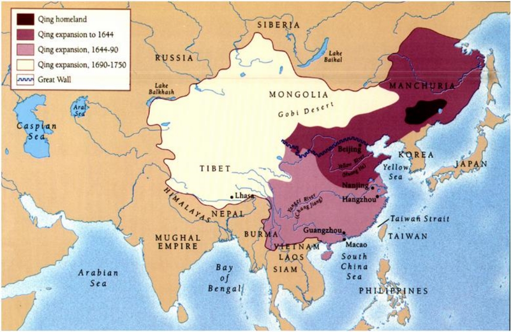 Great Wall Map Qing