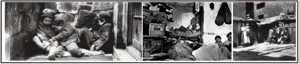 C. Rapid urbanization that accompanied global capitalism often led to unsanitary conditions , as well as to new forms of community.