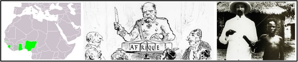 C. Many European states ( Britain in West Africa , Belgians in the Congo ) used both warfare and diplomacy to establish empires in Africa