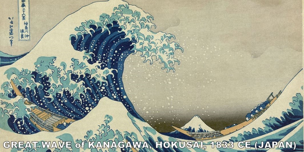 It took me years to realize that this is actually a painting of Mt. Fuji.&nbsp; I always just focused on the huge wave and the boats that were being tossed around.&nbsp; This is easily the most famous piece of Japanese art.&nbsp; It was created as a…