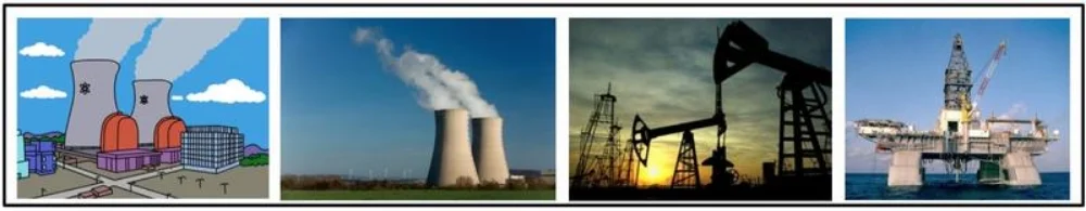 D. Energy technologies, including the use of petroleum and nuclear power , raised productivity and increased the production of material goods.