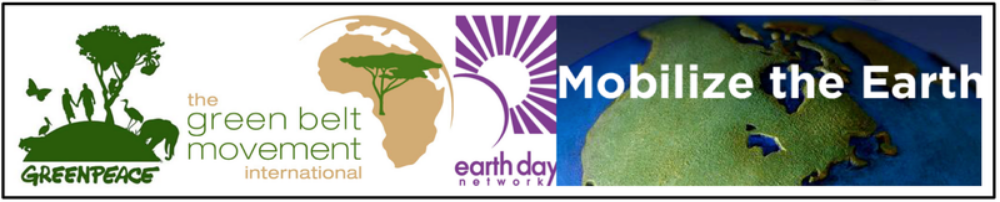 C. Movements ( Greenpeace , Green Belt in Kenya , Earth Day ) throughout the world protested the inequality of environmental and economic consequences of global integration.