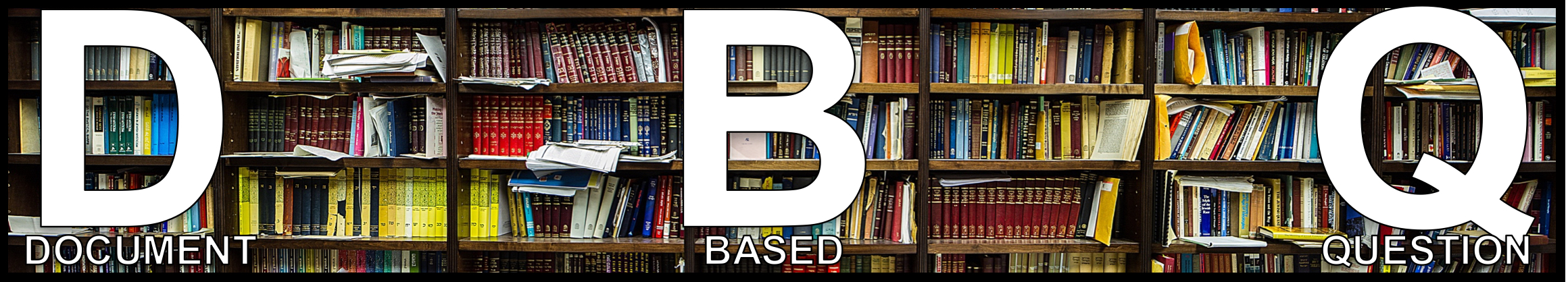 The DBQ is the College Board's baby. You will have one of these in any of the Social Science AP Exams you take. Luckily (as of 2017), they are now are streamlined so that they all have the same rubric. You will have 55 minutes to write this beast. Below is what the College Board says about the DBQ: 