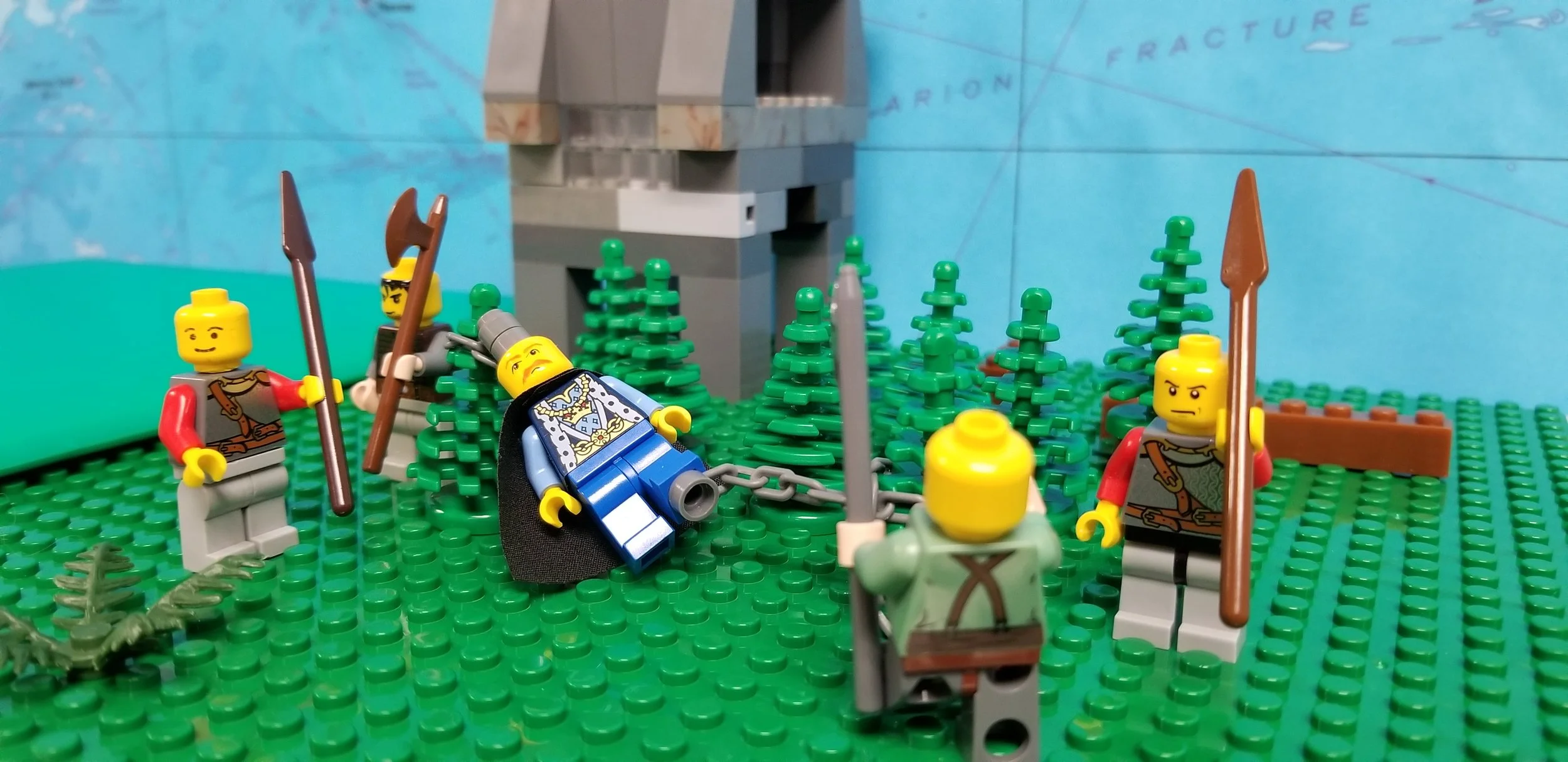 “Drevlians tie Igor up between two trees”