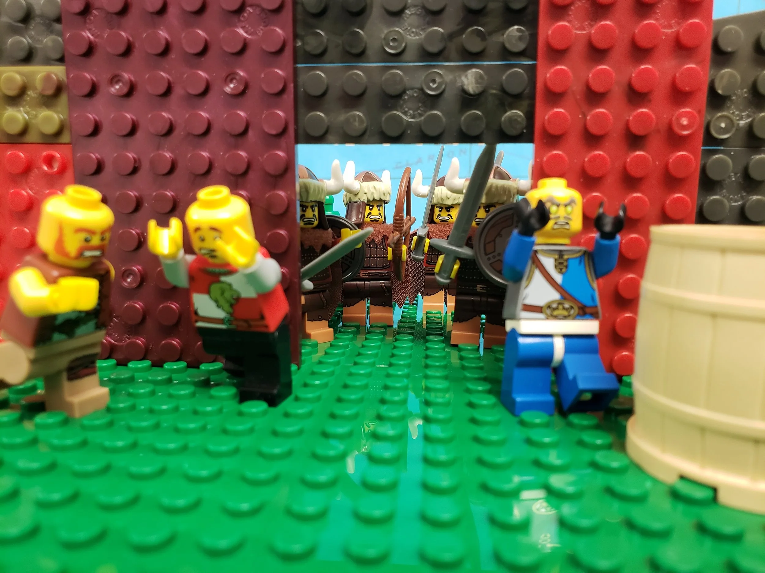 “Mongols enter the city”