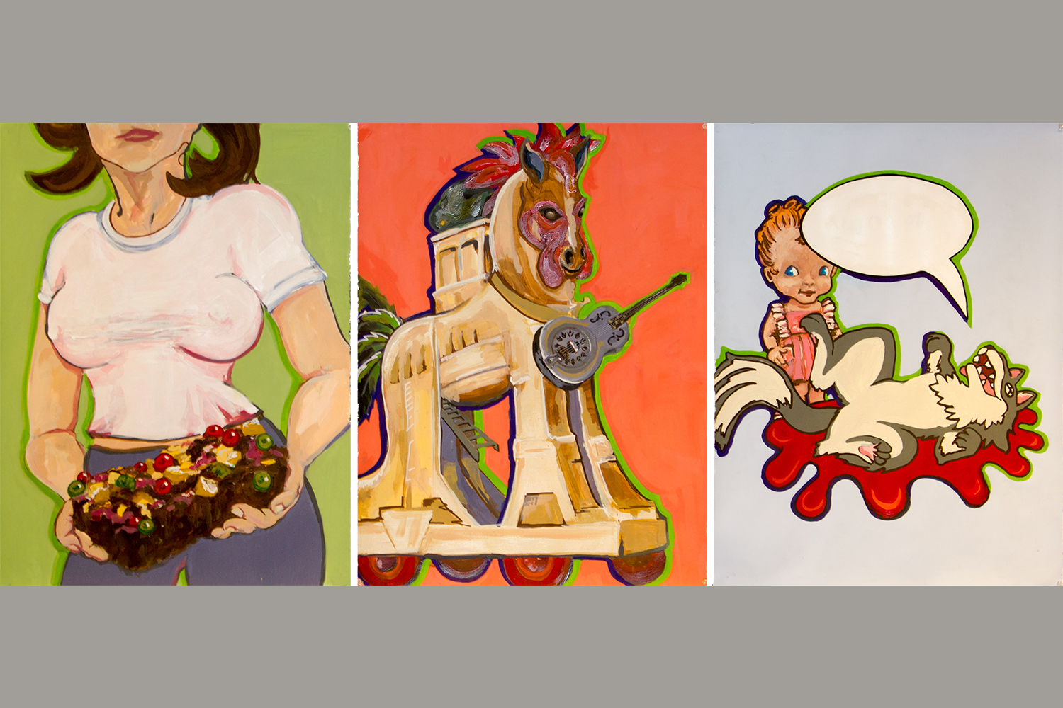 Old News Triptych