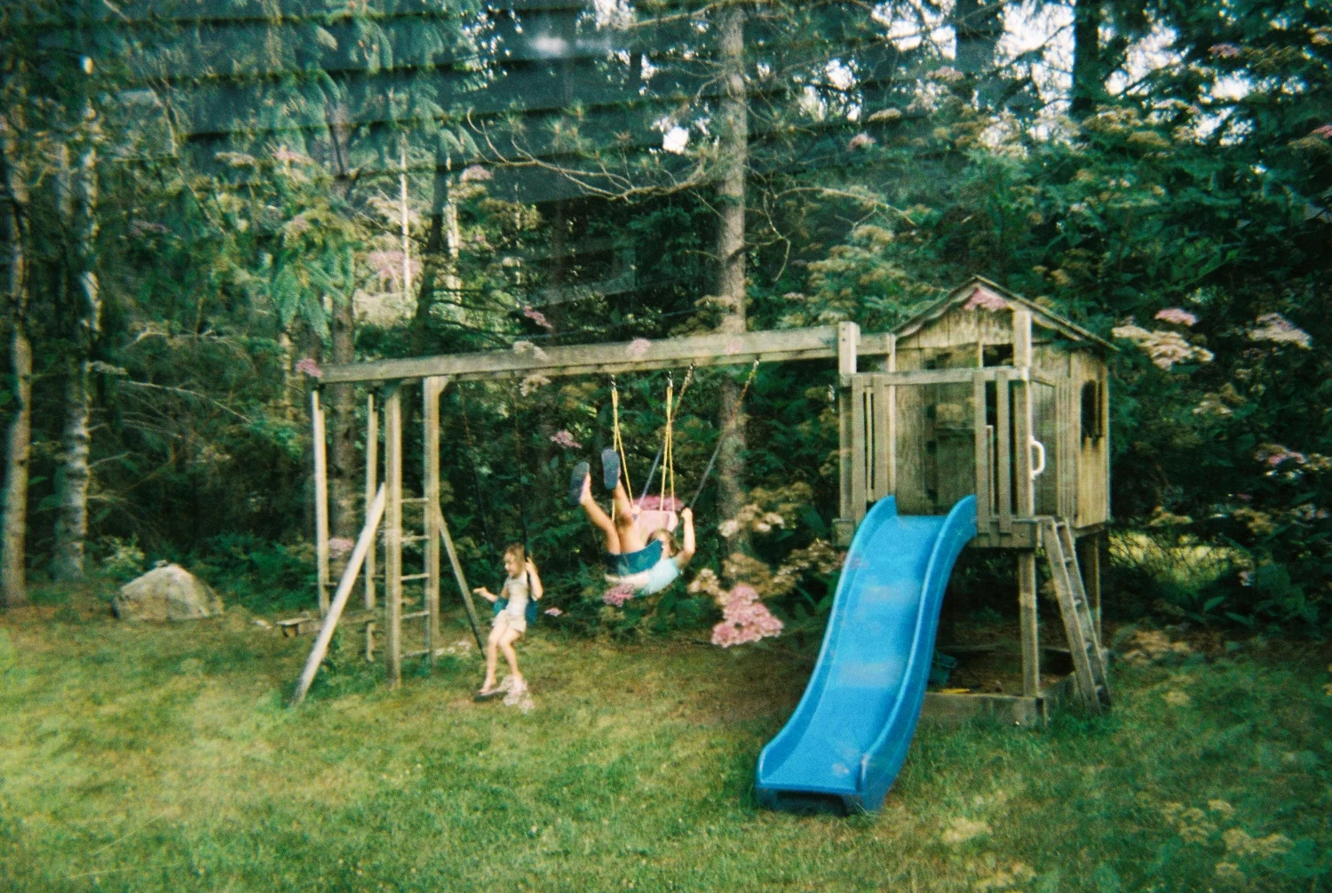 Double Exposure on Split 35mm Camera