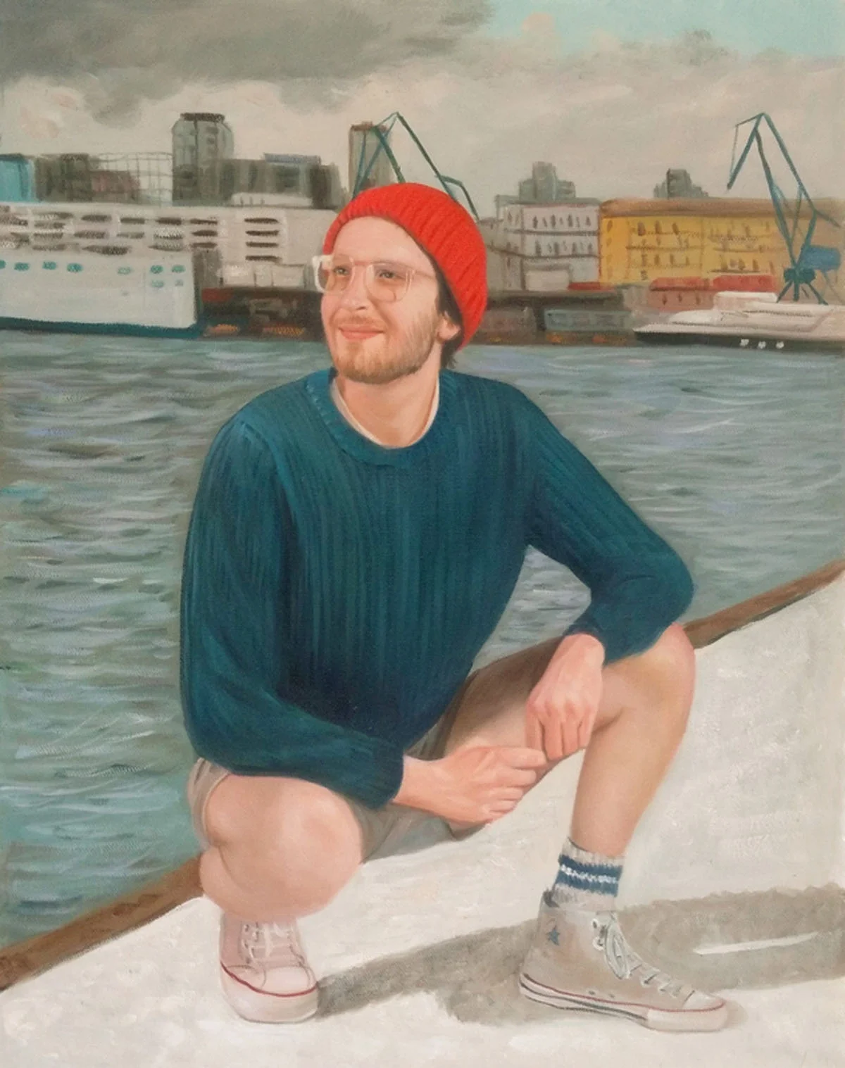 I'm not ashamed to say I paid $150 for an oil painting of myself. Mostly because someone else paid for it.