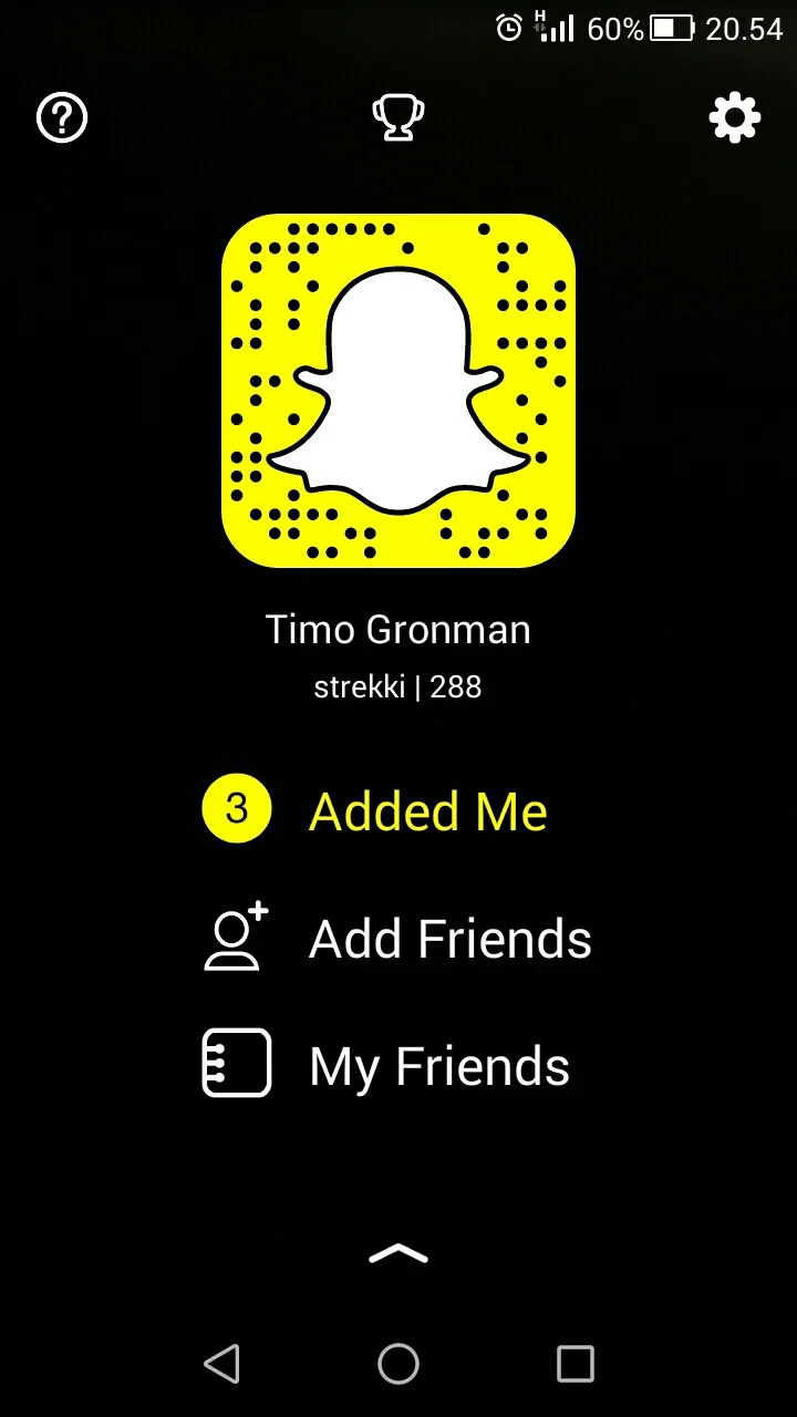 Mut muuten löytää myös snapchatista