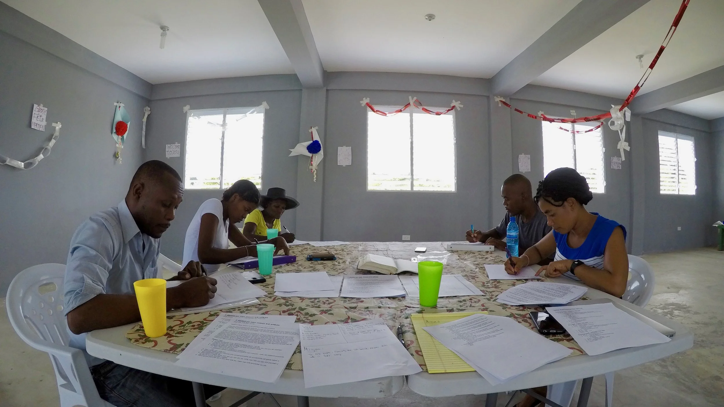 We are developing a leadership pipeline in order to prepare for future growth. Our management team in Haiti participated in quarterly workshops designed to develop healthy culture and new competencies.
