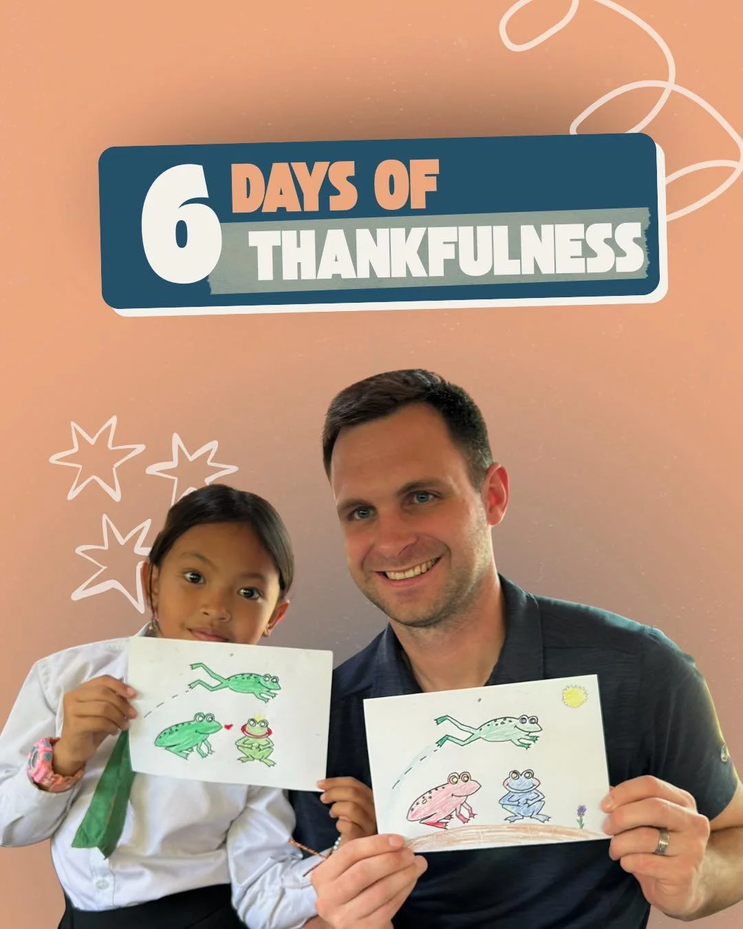 Day 4 of our 6 Days of Thankfulness!
Today we&rsquo;re celebrating Ben A.

Ben shared that he&rsquo;s thankful for the prayers and encouragement from our support network and for the meaningful impact being made in the lives of our students each day.
